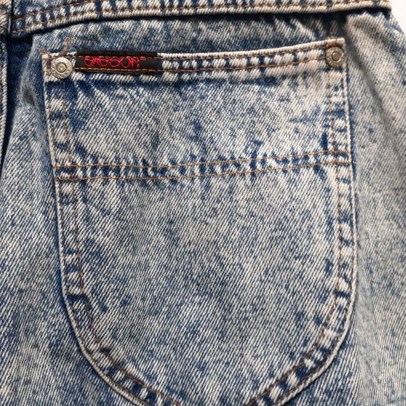 Vintage 80s Jeans Acid Wash High  Rise Waist Mom Sasson - Picture 13 of 16